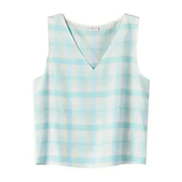 Aritzia Babaton Murphy Blouse Soft Glow/Espace Sleeveless Viscose Women's size M - Picture 1 of 10